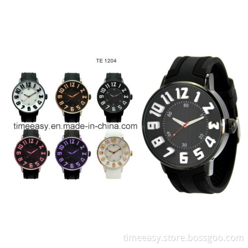 2014 Newest 3D Numeral Index Sports Watch (TE-1204)